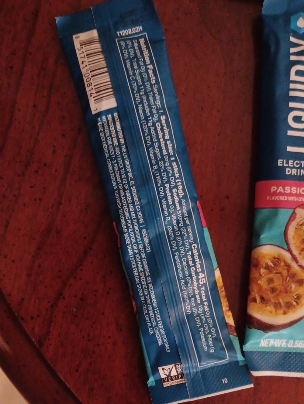 Liquid I.V. Electrolyte Drink Mix Sticks - Blue Packaging 16 Total - Picture 3 of 6